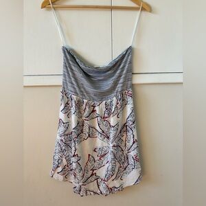 Roxy Gray Sleeveless Babydoll Dress